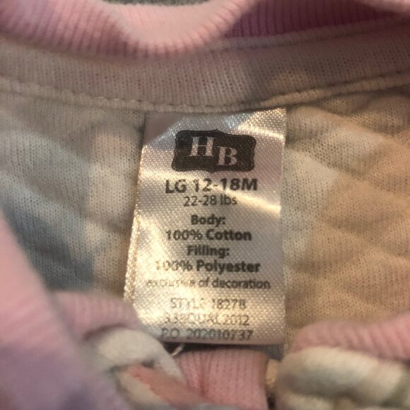 Hudson Baby Unisex Baby Premium Quilted Long Sleeve Sleeping Bag and Wearable - Picture 3 of 5